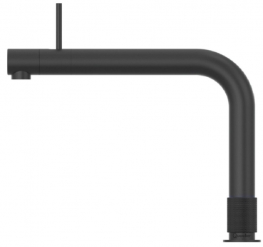 Quooker Küchenarmatur Front mit PRO3 schwarz FTBLK mit PRO3